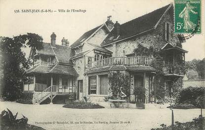 / CPA FRANCE 77 "Saint Jean, villa de l'Ermitage"