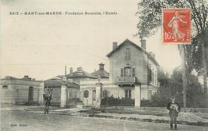 / CPA FRANCE 77 "Mary sur Marne, fondation Borniche, l'entrée"