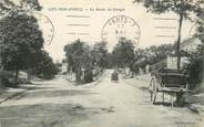 77 Seine Et Marne / CPA FRANCE 77 "Lizy sur Ourcq, la route de Congis"