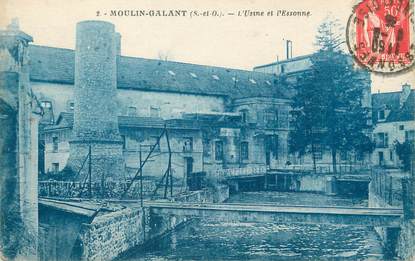 / CPA FRANCE 91 "Essonnes, Moulin Galant, l'usine et l'Essonne"