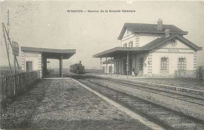 / CPA FRANCE 91 "Wissous, station de la grande ceinture" / GARE