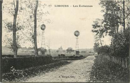 / CPA FRANCE 91 "Limours, les Eoliennes"