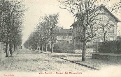 / CPA FRANCE 91 "Villa Draveil, av des Marronniers"