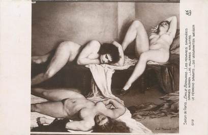 / CPA NU / SALON DE PARIS nr 6112 "Emile Bernard, les femmes Damnées"