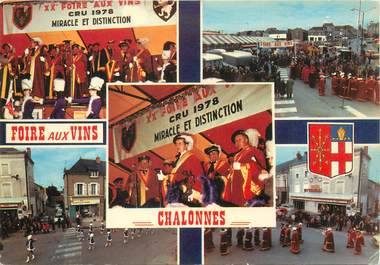 / CPSM FRANCE 49 "Chalonnes sur Loire, foire aux vins" 