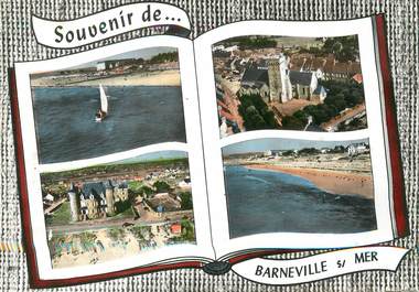 / CPSM FRANCE 50 "Souvenir de Barneville sur Mer"