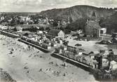 50 Manche / CPSM FRANCE 50 "Carolles, la plage, le camping et la Nevourie"
