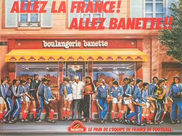 CPSM SPORT / FOOT / PUBLICITE BOULANGERIE