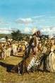 Afrique CPSM CONGO BELGE "Voyage du Roi au Congo, 1955, danses traditionnelles" / PUB CHOCOLAT COTE D'OR