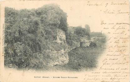 CPA FRANCE 59 "Bavai, ruines Gallo Romaines" / ARCHEOLOGIE