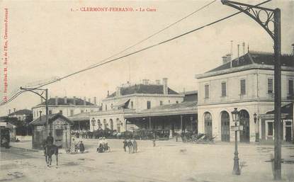 CPA FRANCE 63 " Clermont Ferrand, la gare"