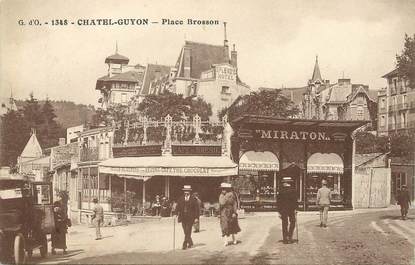 CPA FRANCE 63 "Chatel Guyon, place Brosson"