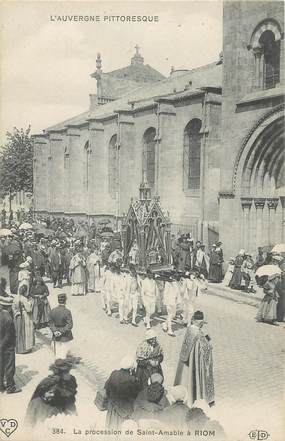 CPA FRANCE 63 "Riom, la procession de Saint Amable à Riom"