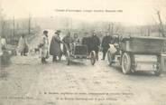 63 Puy De DÔme CPA FRANCE 63 "M Desson, capitaine de route, rencontrant le coureur Hemery de la maison Darracq sur le pont d'Enval"