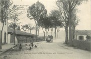 63 Puy De DÔme CPA FRANCE 63 "Route du circuite avant les 4 routes près Clermont Ferrand" / AUTOMOBILE