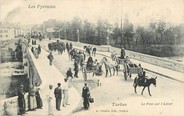 65 Haute PyrÉnÉe CPA FRANCE 65 "Tarbes, le pont sur l'Adour"