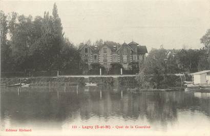 CPA FRANCE 77 "Lagny, quai de la Gourdine"