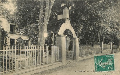 CPA FRANCE 77 "Lagny, restaurant le Moulin Rouge"