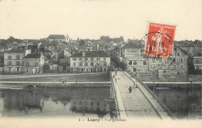 CPA FRANCE 77 "Lagny,  vue générale"