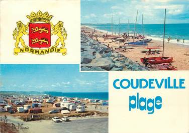 / CPSM FRANCE 50 "Coudeville plage"