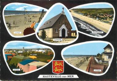 / CPSM FRANCE 50 "Hauteville sur Mer"