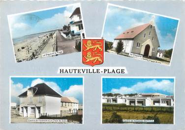 / CPSM FRANCE 50 " Hauteville  sur  Mer"