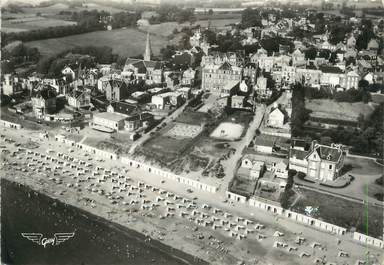 / CPSM FRANCE 50 "Saint Pair sur Mer, vue d'ensemble de la plage"