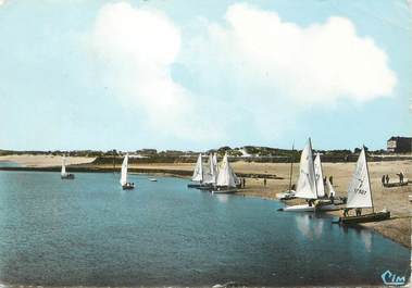 / CPSM FRANCE 50 "Portbail, l'école de voile"