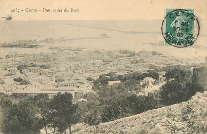 / CPA FRANCE 34 "Cette, panorama du port"