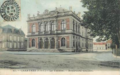/ CPA FRANCE 28 "Chartres, le théâtre"