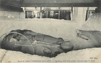 / CPA FRANCE 78 "Musée de Saint Germain en Laye, sépulture d'un chef gaulois"
