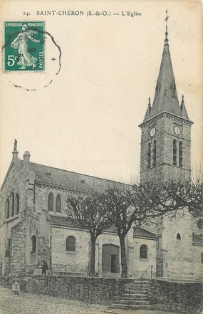 / CPA FRANCE 91 "Saint Chéron, l'église"