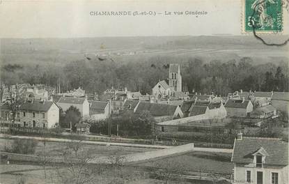 / CPA FRANCE 91 "Chamarande, vue générale"