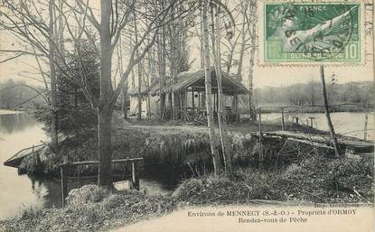 / CPA FRANCE 91 "Environs de Mennecy, propriété d'Ormoy"