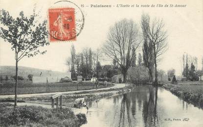 / CPA FRANCE 91 "Palaiseau, l'Yvette et la route de l'Ile de Saint Amour"
