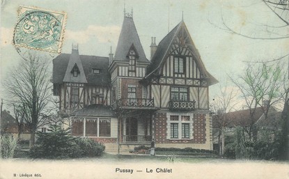 / CPA FRANCE 91 "Pussay, le châlet"