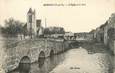 / CPA FRANCE 91 "Morigny, l'église et le pont"