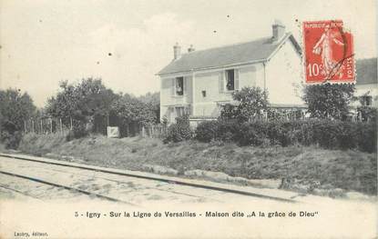 / CPA FRANCE 91 "Igny, sur la ligne de Versailles"