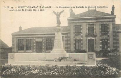 / CPA FRANCE 77 "Moissy Cramayel, le monument aux morts"