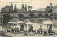 / CPA FRANCE 77 "Moret sur Loing, le pont et les laveuses "