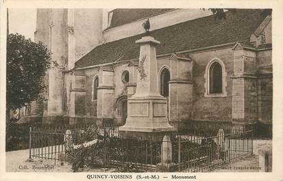 / CPA FRANCE 77 "Quincy voisins, monument"