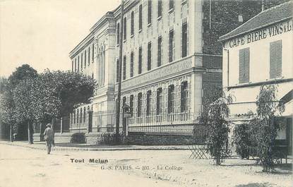 / CPA FRANCE 77 "Melun, le collège"