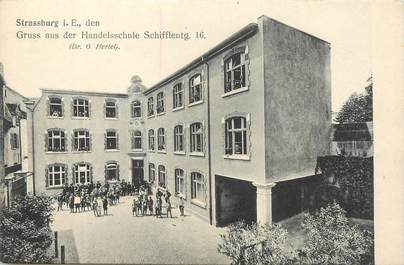 / CPA FRANCE 67 "Strasbourg, école"