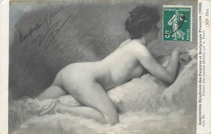 / CPA NU / ASSOCIATION SYNDICALE DES PEINTRES ET SCULPTEURS  FRANCAIS nr 2583 Dt, Femme nue couchée"