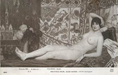 / CPA NU / SALON 1912 Nr 1220 "G. Deluc, femme nue"