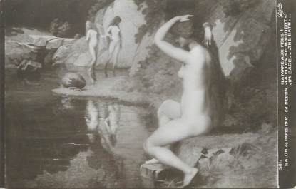 / CPA NU / SALON DE PARIS 1912 "Ed. Debon, la mare aux fées"