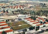 51 Marne / CPSM FRANCE 51 "Mourmelon, vue aérienne sur le Camp" / STADE