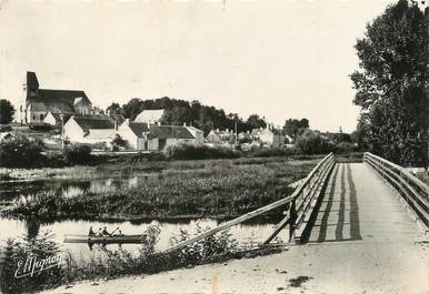 / CPSM FRANCE 51 "Marcilly sur Seine, vue générale, le pont noir"