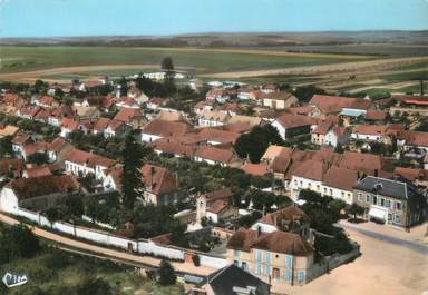 / CPSM FRANCE 51 "Marcilly sur Seine, vue générale aérienne"