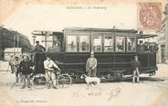 02 Aisne CPA  FRANCE 02 "Soissons, le Tramway"